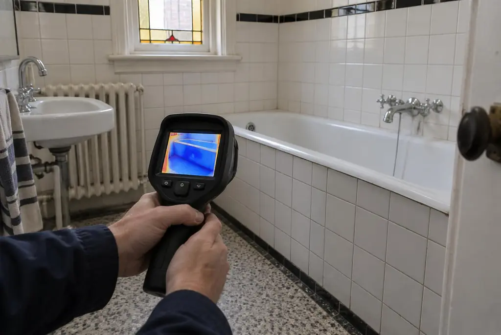 Lekdetectie Zaltbommel – onderzoek in een badkamer van een oudere woning