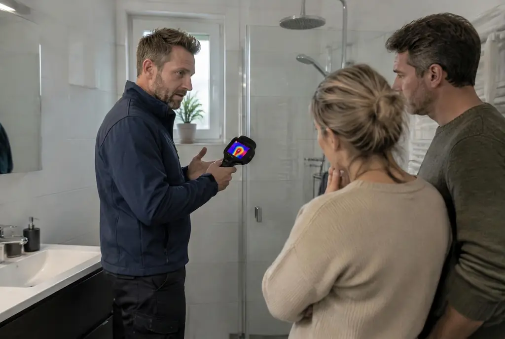 Lekdetectie Zaltbommel – specialist legt bevindingen uit aan bewoner